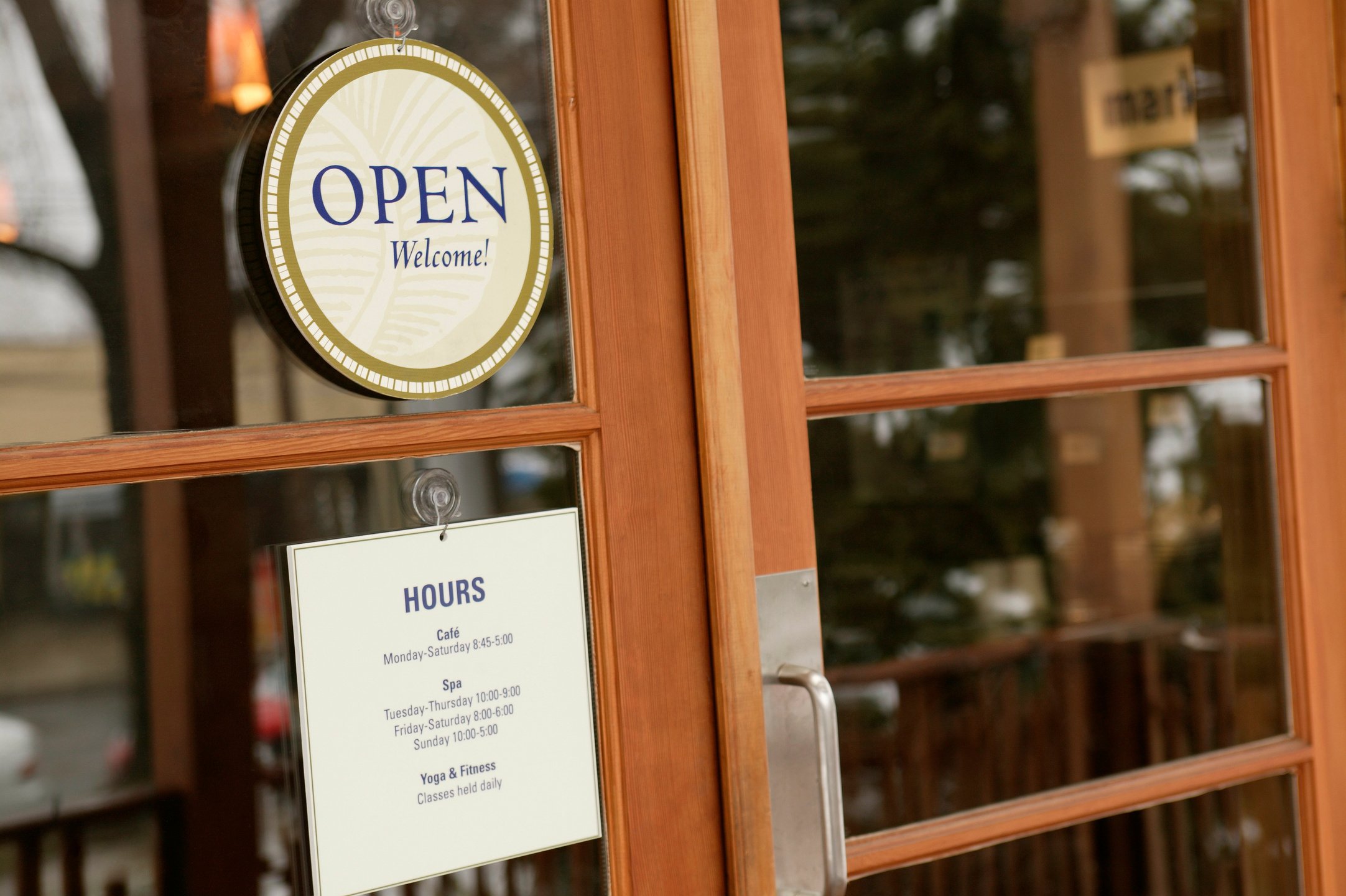 Front doors to small business